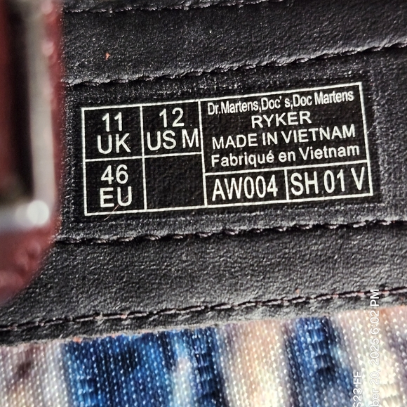 Dr. Martens Burgundy Leather Sandals
